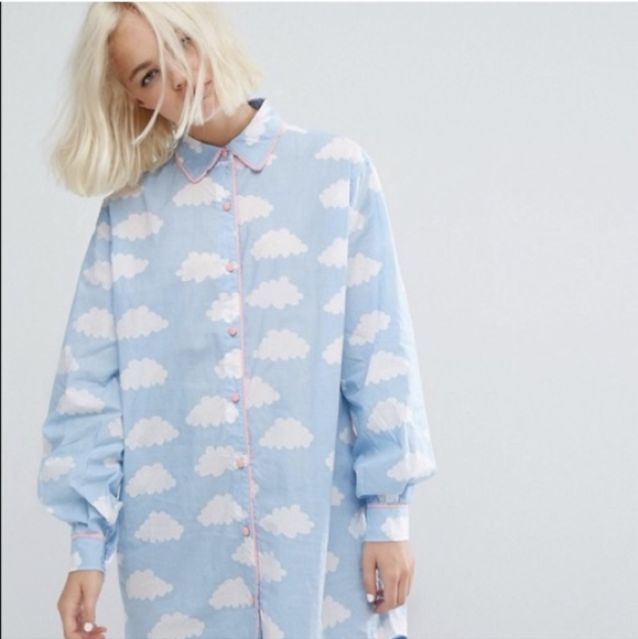 NWT LAZY OAF CLOUDS RARE S/M - Picture 2 of 8